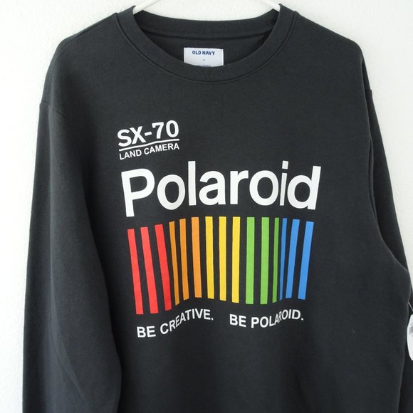 Old navy polaroid sweatshirt Clearance